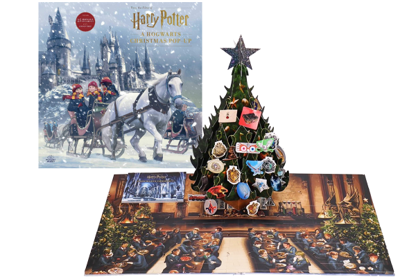Calendrier de l'avent Harry Potter livre POPUP Grande Salle de Poudlard. 