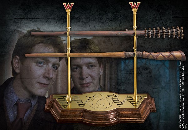 Présentoir baguettes jumeaux Weasley - Harry Potter