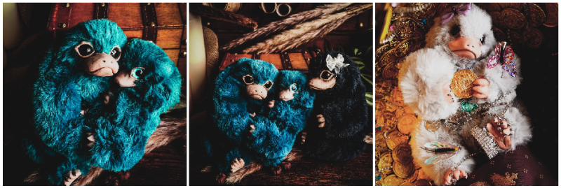 Exemples de NIFNIFS réalisés par Licornix Artisane