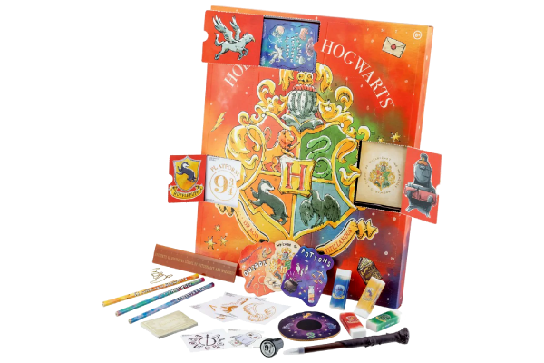 Calendrier de l'avent Harry Potter papeterie Paladone. 
