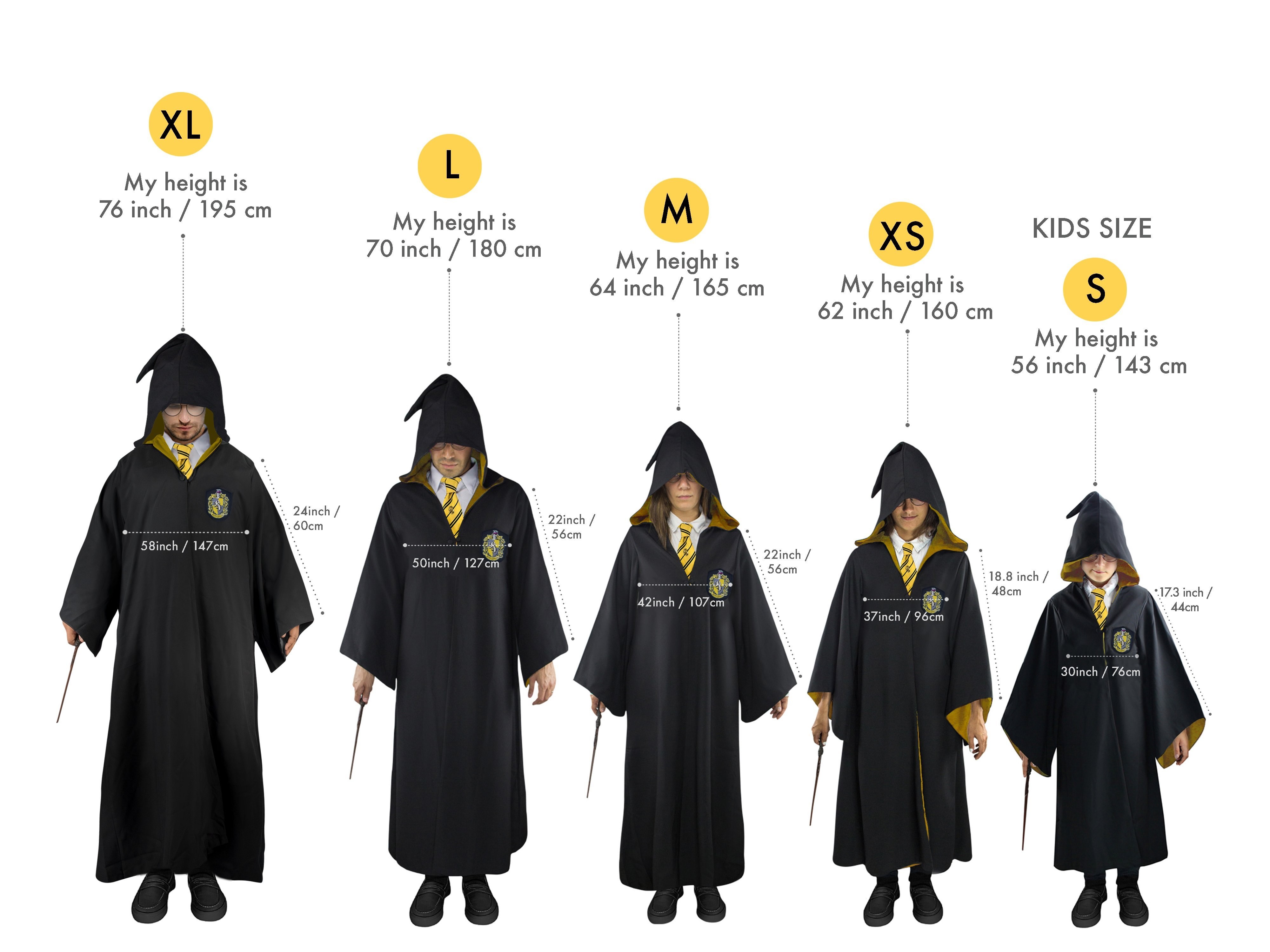 Robe de sorcier Poufsouffle - Harry Potter