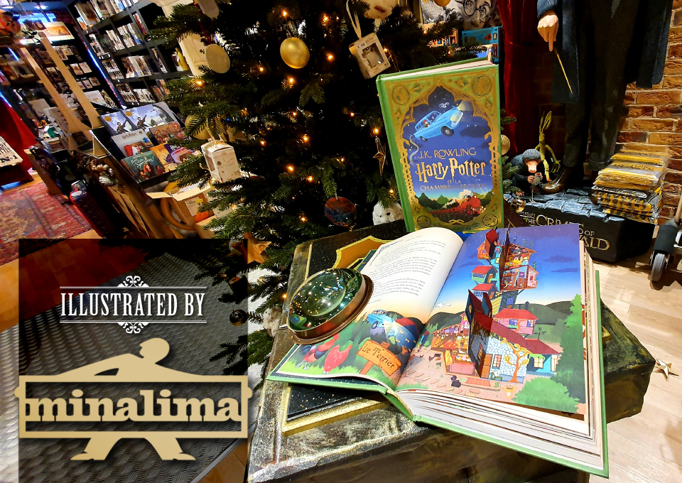 Découvrez les livres illustrés Harry Potter de MinaLima à Liège
