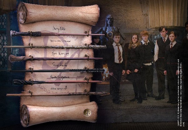 Présentoir baguettes Armée de Dumbledore - Harry Potter