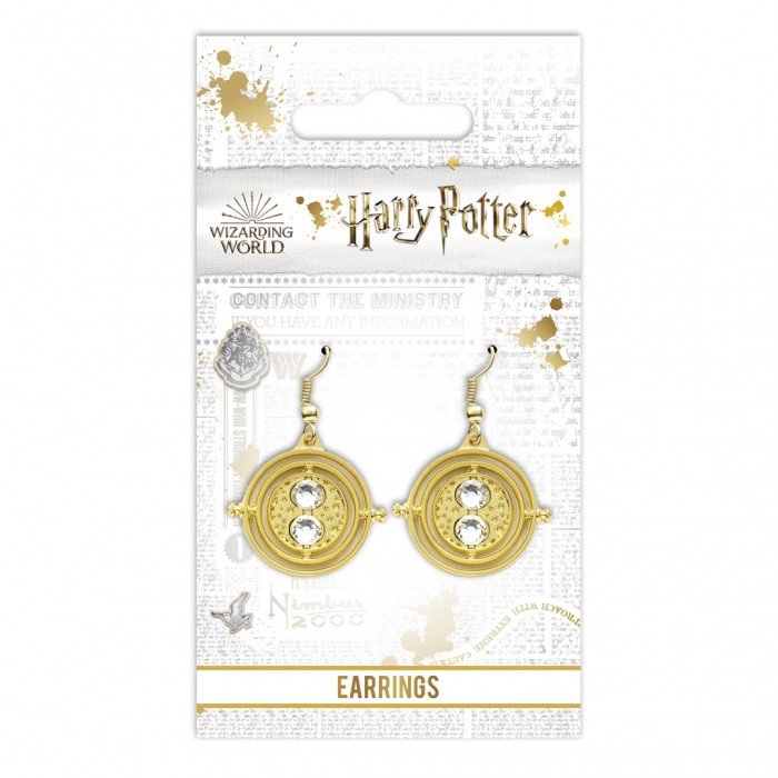 Boucles d'Oreilles Retourneur de Temps Harry Potter sur Kas Design