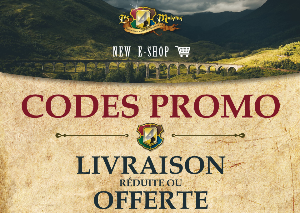 CODES PROMOS Livraison sur Les 4 Maisons