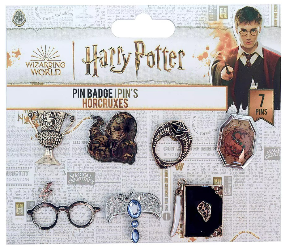 Pack de 7 pin's Horcruxes - Harry Potter