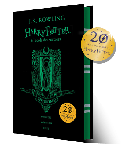 Edition Serpentard 20 ans Harry Potter à l'école des Sorciers