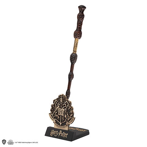 Stylo baguette sur socle Albus Dumbledore