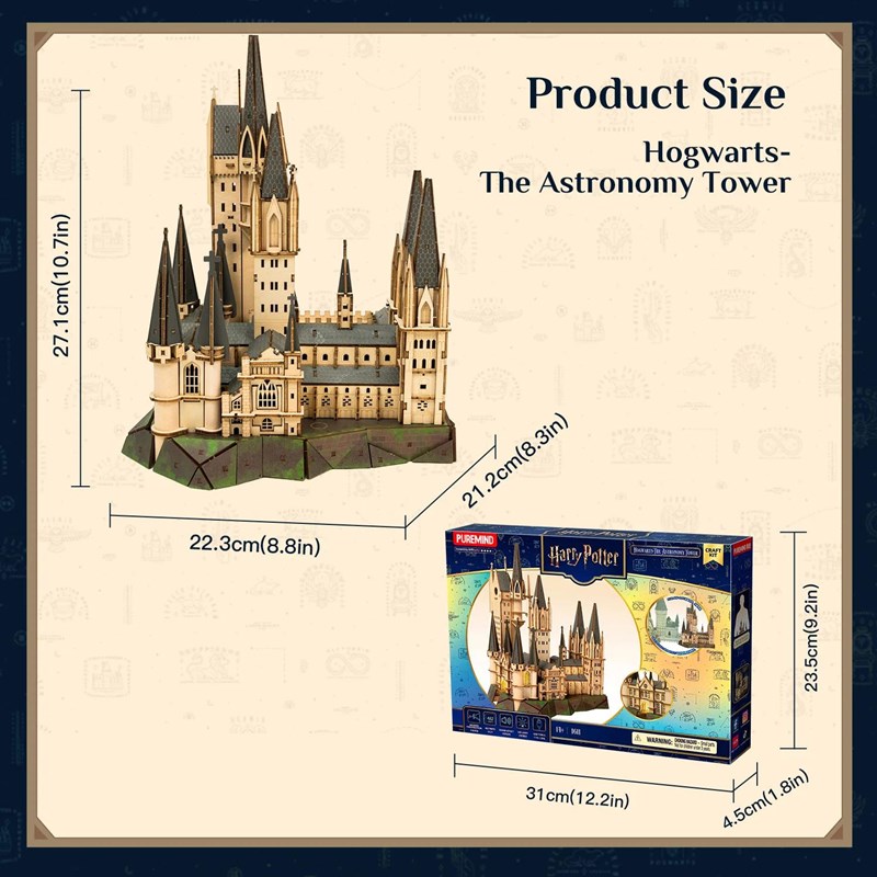 Puremind x Harry Potter Hogwarts Astronomy Tower 1611