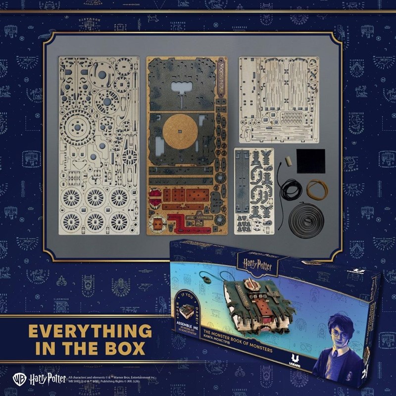 Le Monstrueux Livre des Monstres en bois - Harry Potter