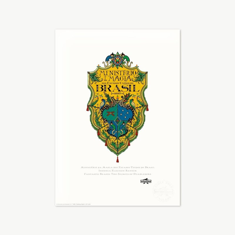Artprint affiche électorial Ministère de la Magie du Brésil - Les Animaux Fantastiques