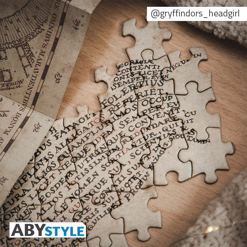 Puzzle 1000 pièces Carte du Maraudeur - Harry Potter