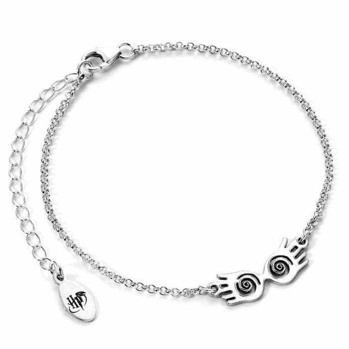 Bracelet argent lorgnospectres Luna Lovegood - Harry Potter
