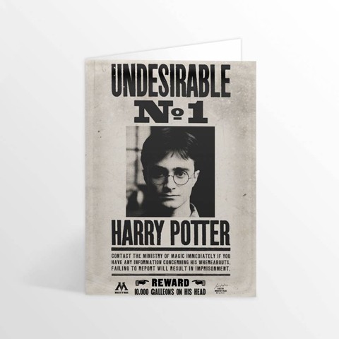 Carte de vœux lenticulaire - Indésirable N°1