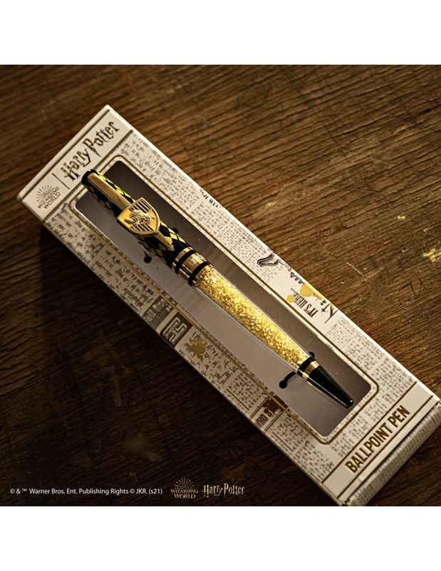 Stylo Poufsouffle en verre Arribas - Harry Potter