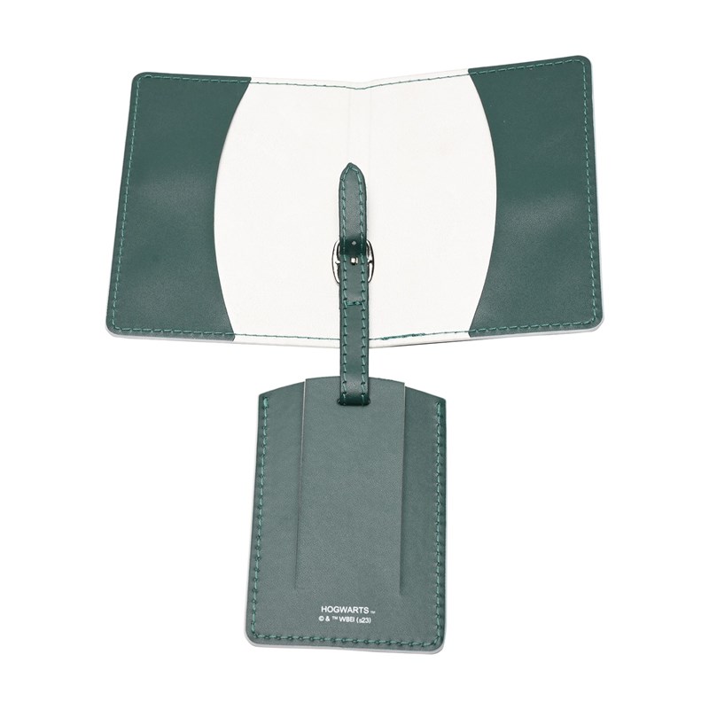 Porte-passeport et étiquette bagage Serpentard - Harry Potter