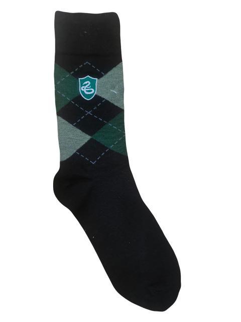 Paire chaussettes argyle Serpentard - Harry Potter