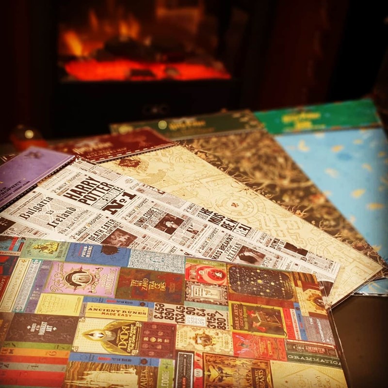 Papier cadeau & cahiers Mina Lima - Tapisserie des Black