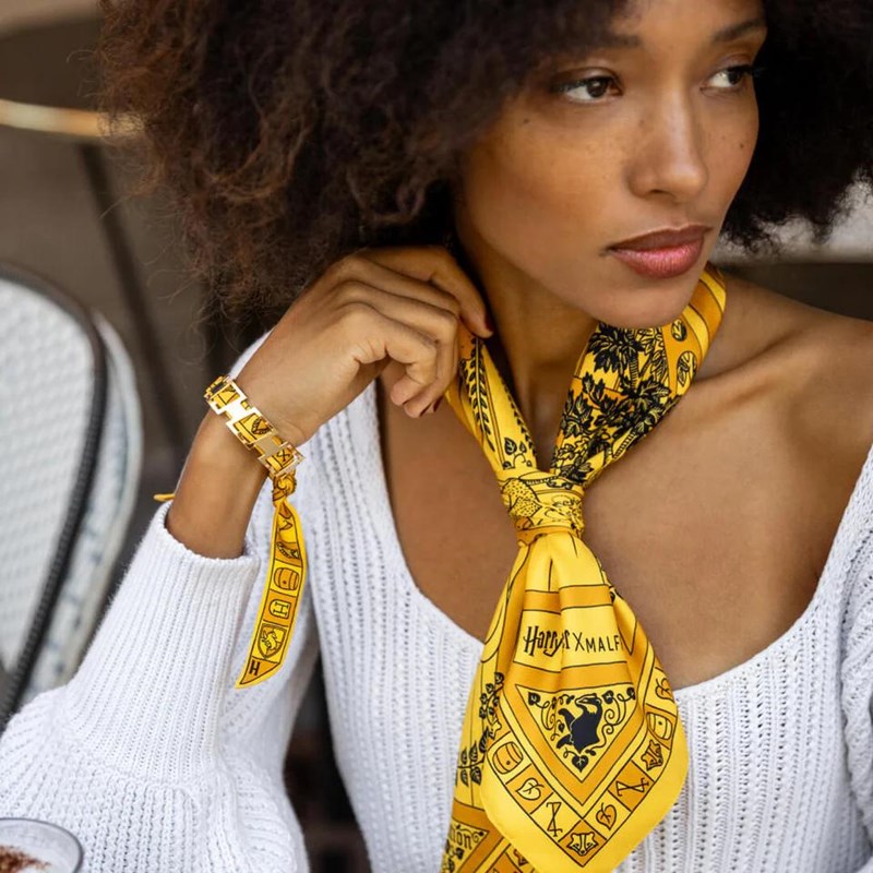 Bracelet doré et Lien, Harry Potter, Poufsouffle