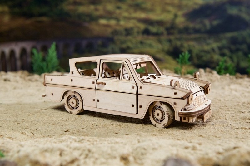 Kit assemblage bois Ford Anglia Weasley - Harry Potter