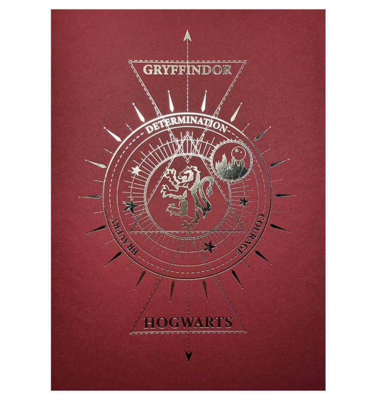 Artprint Gryffondor dorure à chaud - Harry Potter