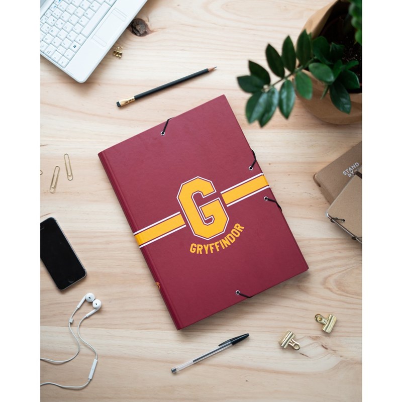 Farde à rabats & élastique Gryffondor Harry Potter