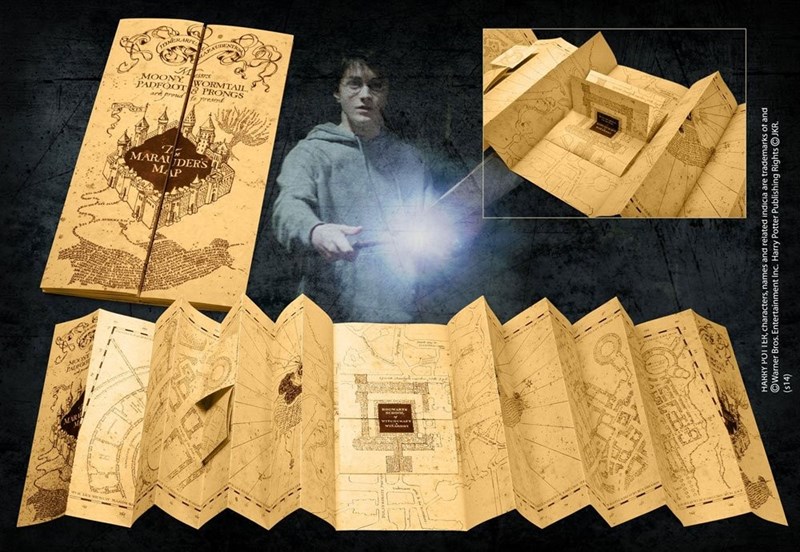 Carte du Maraudeur - Noble Collection - Harry Potter