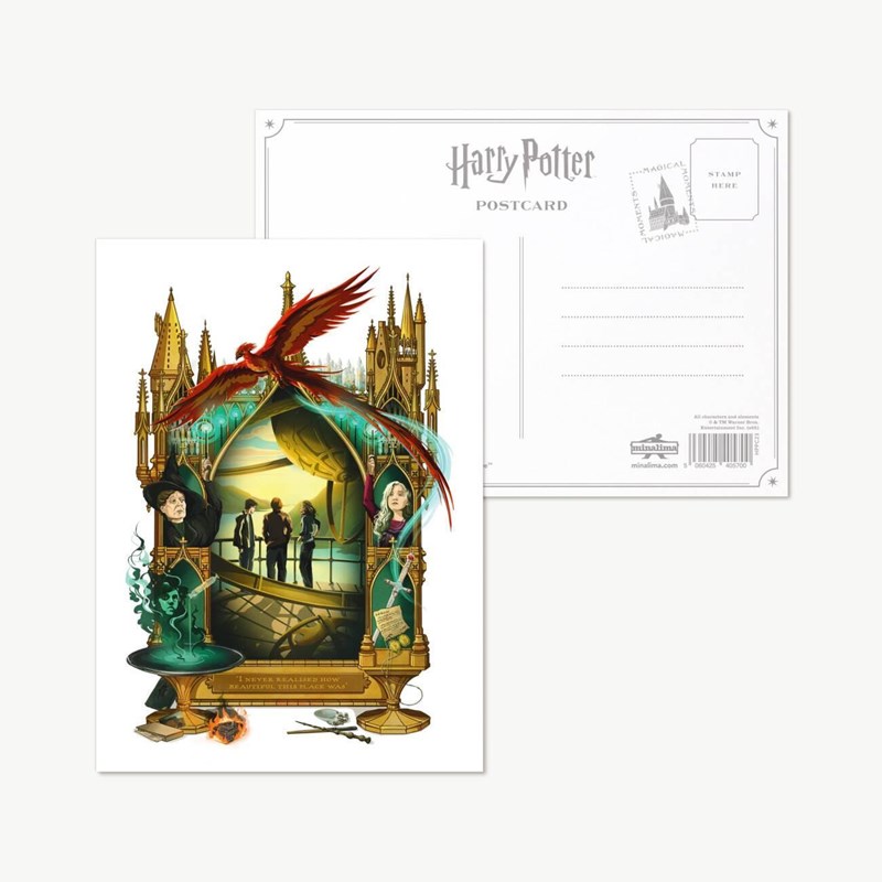 Carte postale Harry Potter par MinaLima - 'I never realised how beautiful this place was'