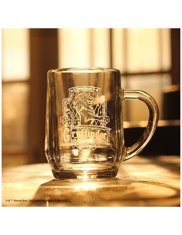 Mug Gryffondor en verre Arribas - Harry Potter