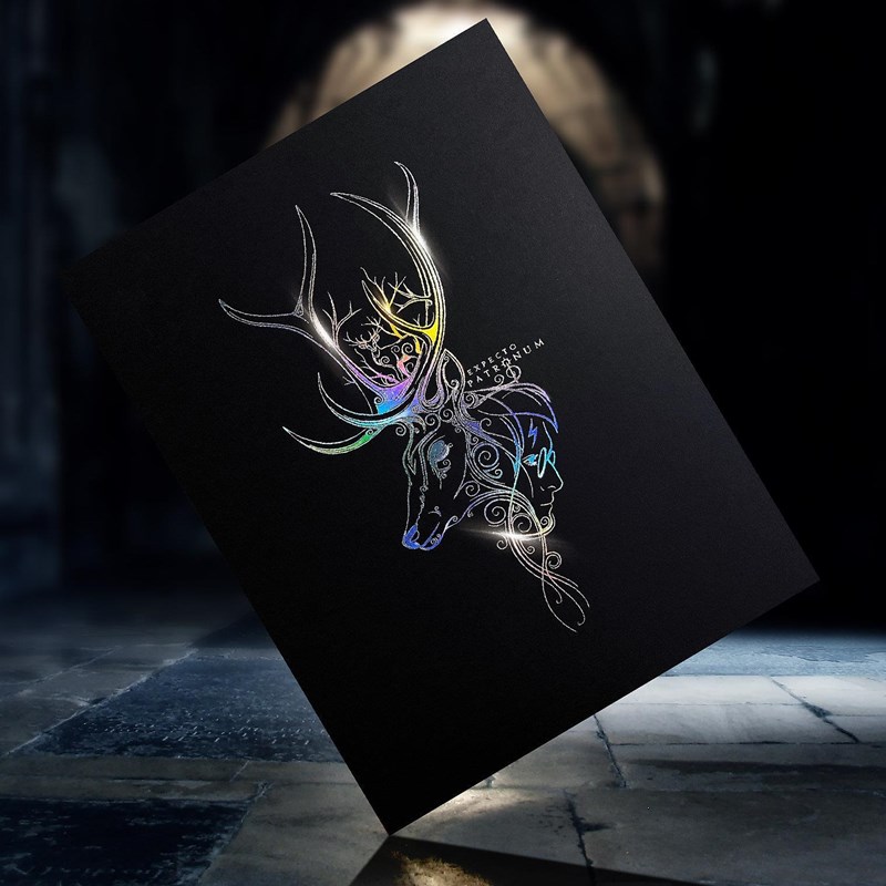 Artprint Patronus dorure à chaud - Harry Potter