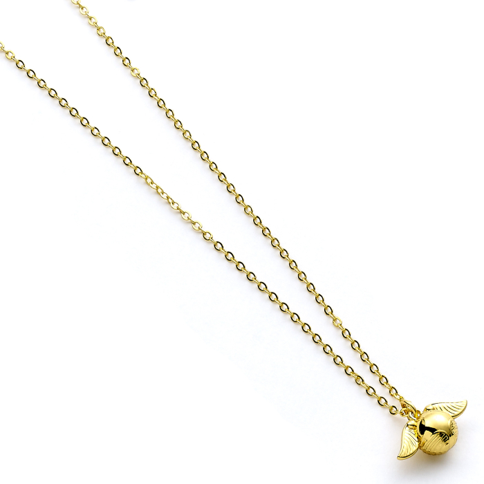 Collier vif d'or 3D doré - Harry Potter