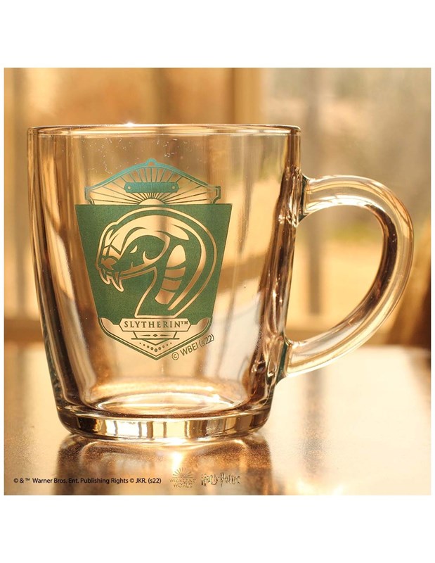 Mug Serpentard en verre Arribas - Harry Potter