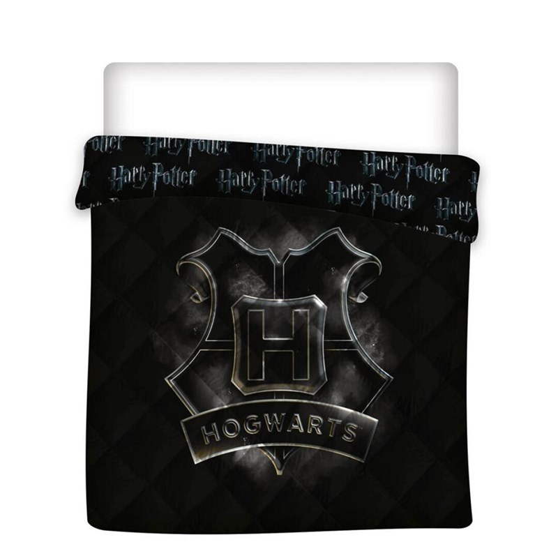 Couvre-lit Poudlard 100% polyester - Harry Potter