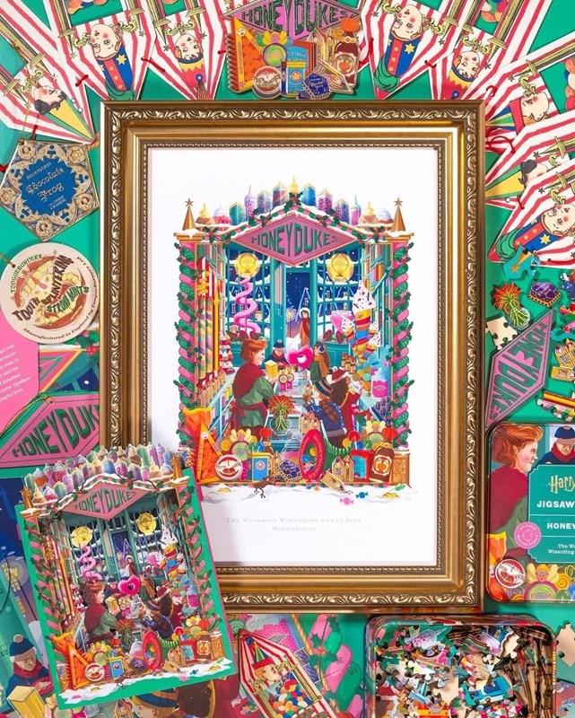 Art print Honeydukes MinaLima - Harry Potter