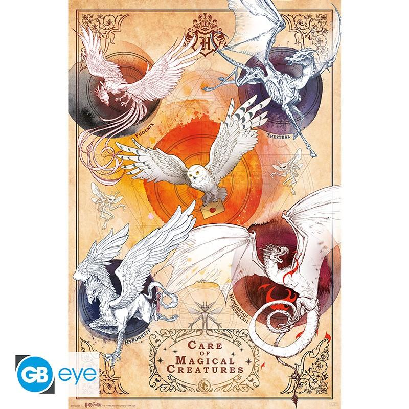 POSTER CREATURES MAGIQUES - HARRY POTTER