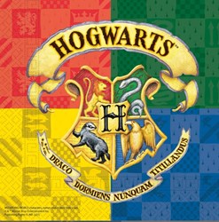 serviette papier anniversaire harry potter hogwarts