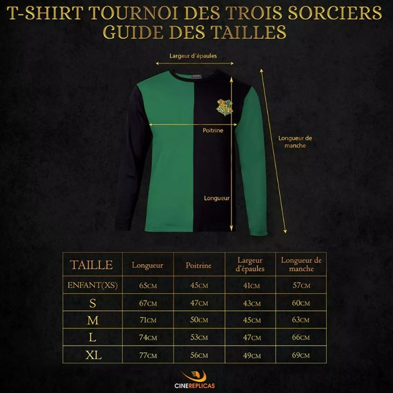 T-shirt Harry Potter - Tournoi des 3 sorciers