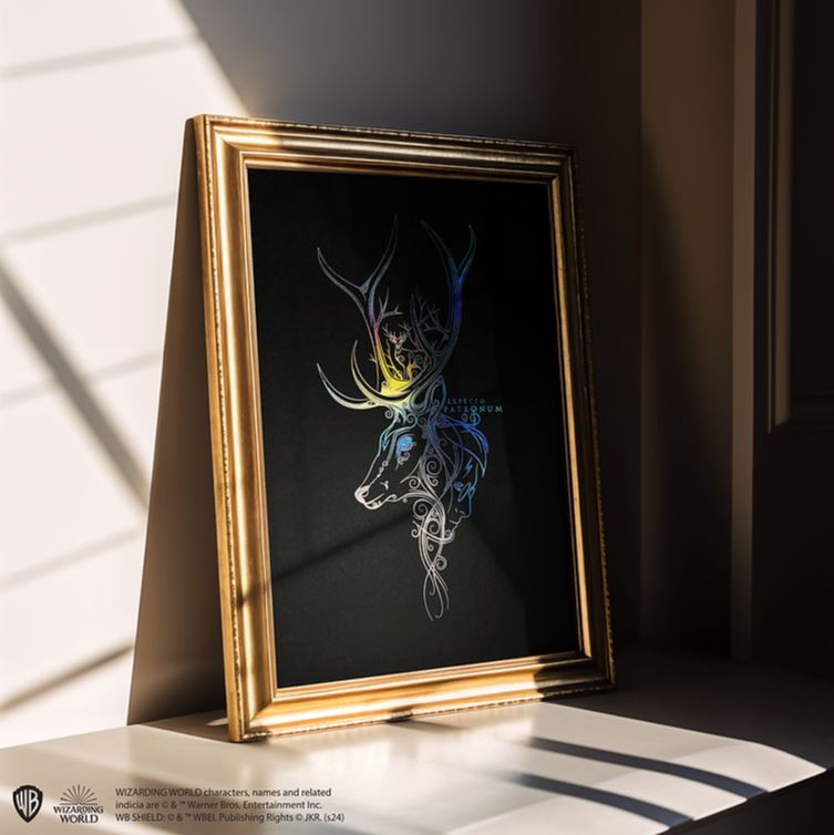 Artprint Patronus dorure à chaud - Harry Potter