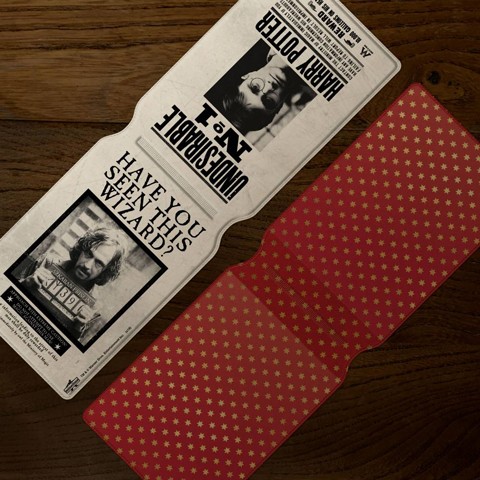 Porte-cartes Wanted poster