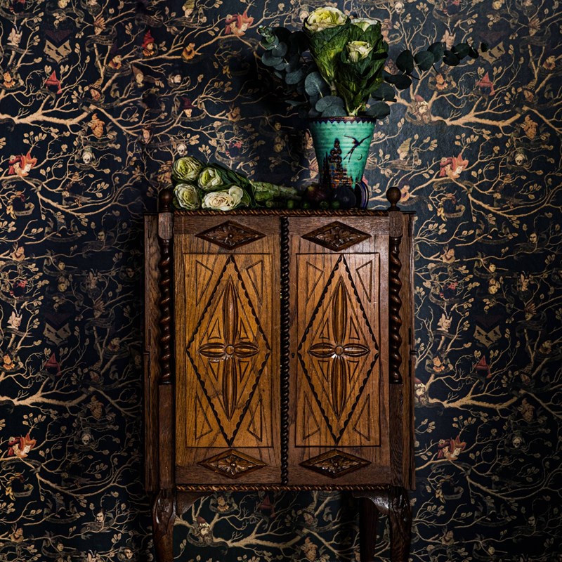 Papier peint Minalima Tapisserie Famille Black