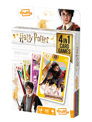 Jeu de cartes Harry Potter 4en1
