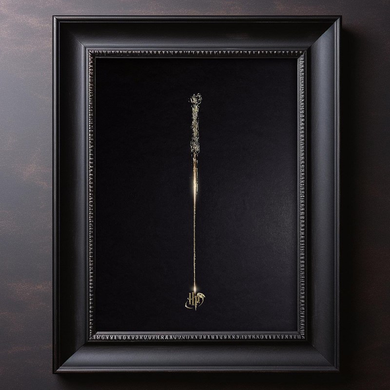 Artprint La Baguette d'Harry dorure à chaud - Harry Potter