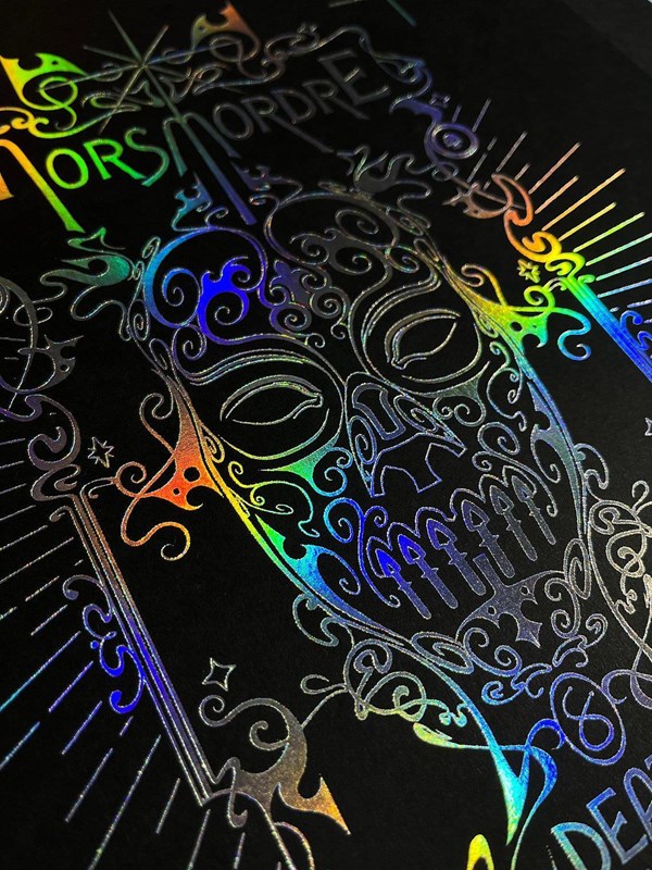 Artprint Mangemort dorure à chaud - Harry Potter