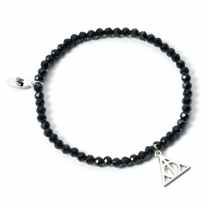 Bracelet onyx Reliques de la Mort - Harry Potter