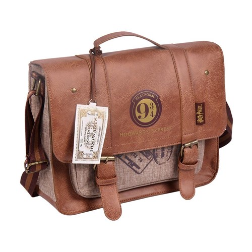 SAC SATCHEL CUIR BRUN VOIE 93/4 CASUAL
