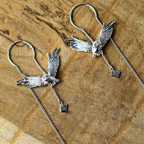Boucles d'oreilles Hedwige Arribas - Harry Potter
