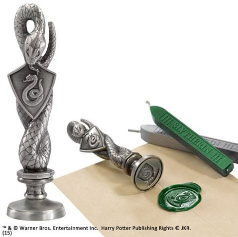 Sceau de cire Serpentard - Noble Collection - Harry Potter