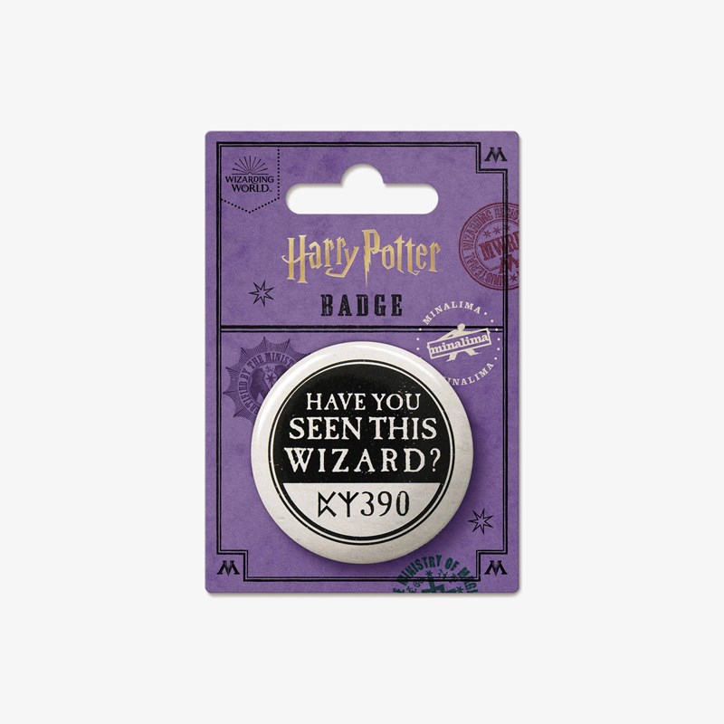 Badge Harry Potter Ministère de la Magie - Have you seen this wizard