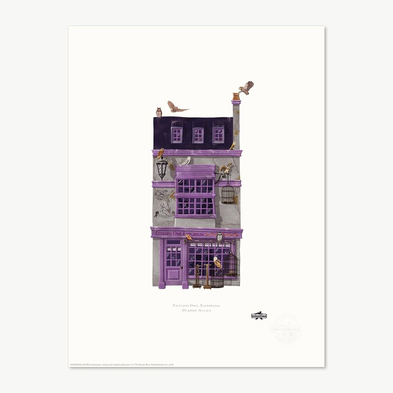 Art print boutique Royaume du Hibou MinaLima - Harry Potter