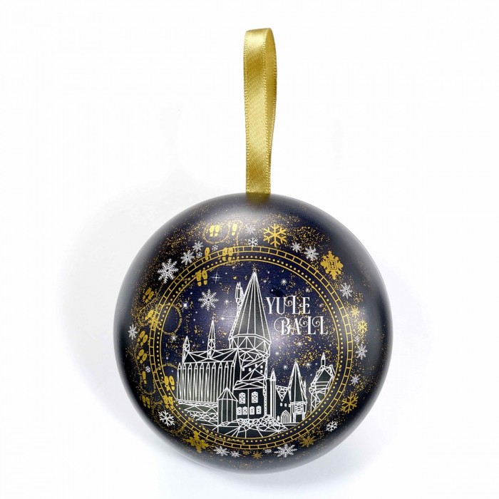 Boule de Noël Poudlard Yule Ball et boucles d'oreilles éclairs - Harry Potter